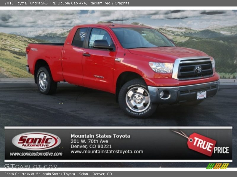 Radiant Red / Graphite 2013 Toyota Tundra SR5 TRD Double Cab 4x4