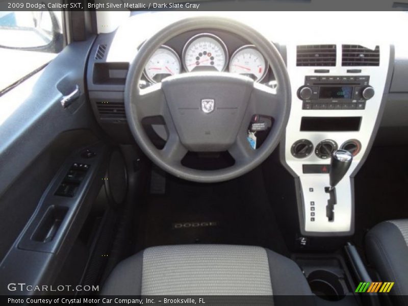 Dashboard of 2009 Caliber SXT