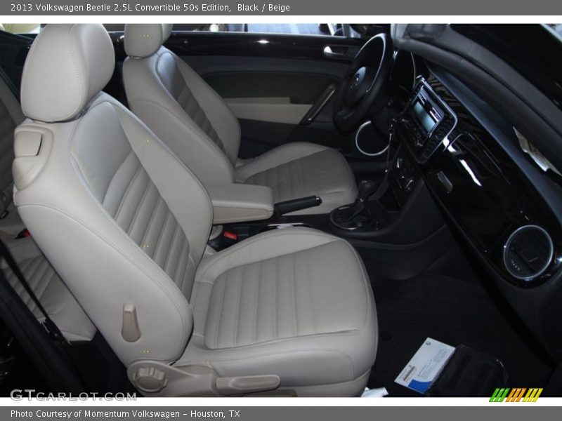 Front Seat of 2013 Beetle 2.5L Convertible 50s Edition