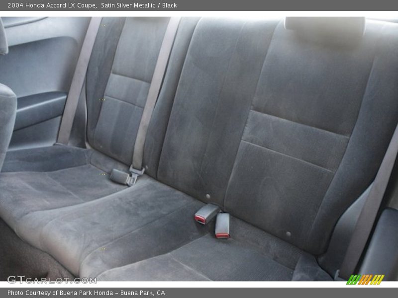 Satin Silver Metallic / Black 2004 Honda Accord LX Coupe