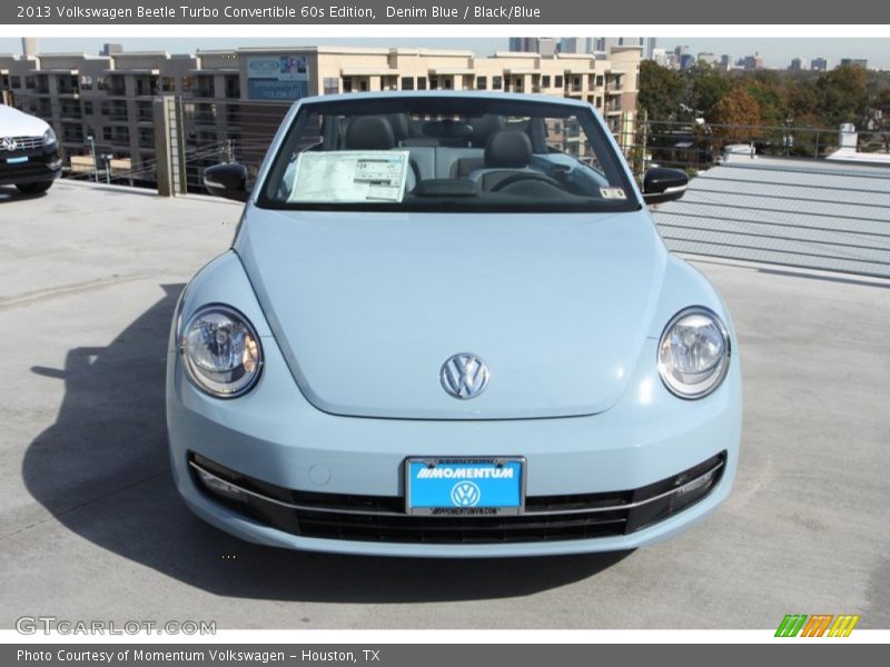 Denim Blue / Black/Blue 2013 Volkswagen Beetle Turbo Convertible 60s Edition