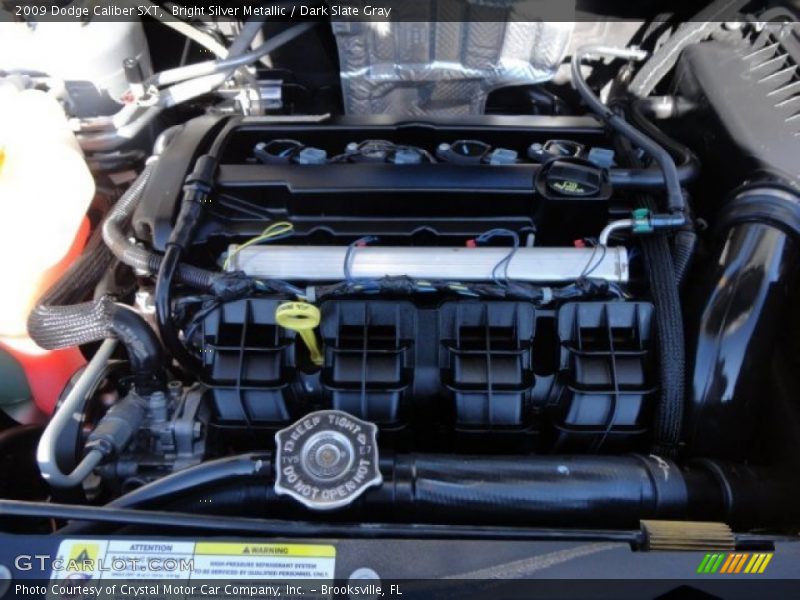 Bright Silver Metallic / Dark Slate Gray 2009 Dodge Caliber SXT