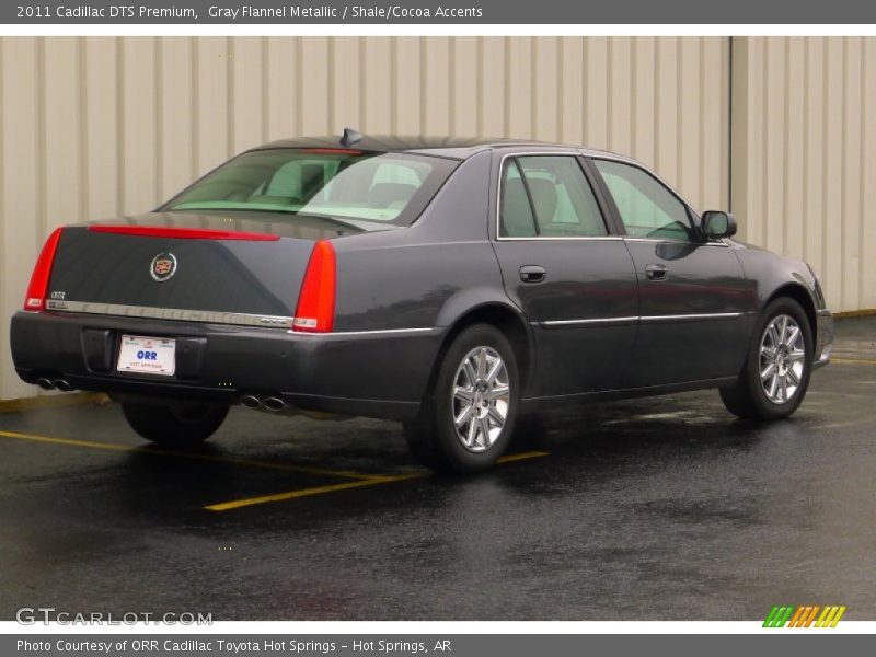 Gray Flannel Metallic / Shale/Cocoa Accents 2011 Cadillac DTS Premium