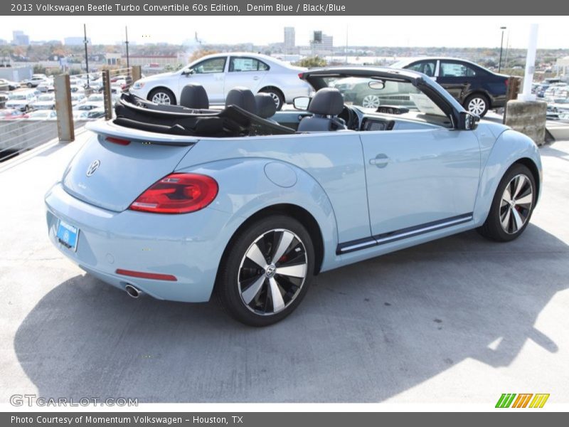 Denim Blue / Black/Blue 2013 Volkswagen Beetle Turbo Convertible 60s Edition