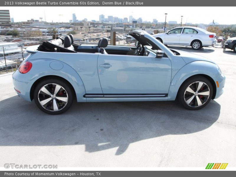 Denim Blue / Black/Blue 2013 Volkswagen Beetle Turbo Convertible 60s Edition