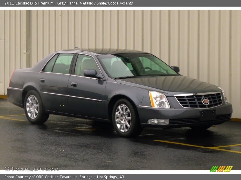 Gray Flannel Metallic / Shale/Cocoa Accents 2011 Cadillac DTS Premium