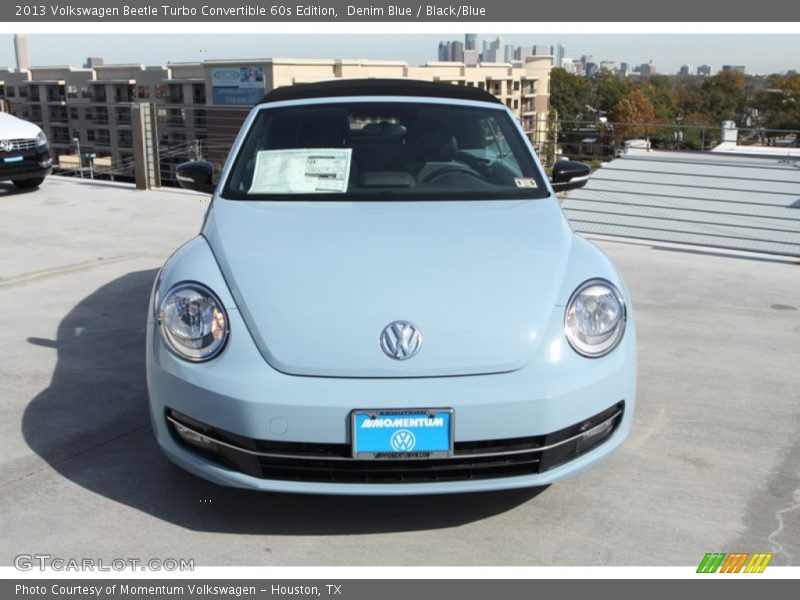 Denim Blue / Black/Blue 2013 Volkswagen Beetle Turbo Convertible 60s Edition