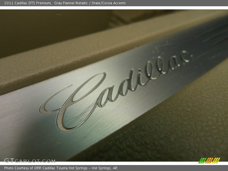 Gray Flannel Metallic / Shale/Cocoa Accents 2011 Cadillac DTS Premium