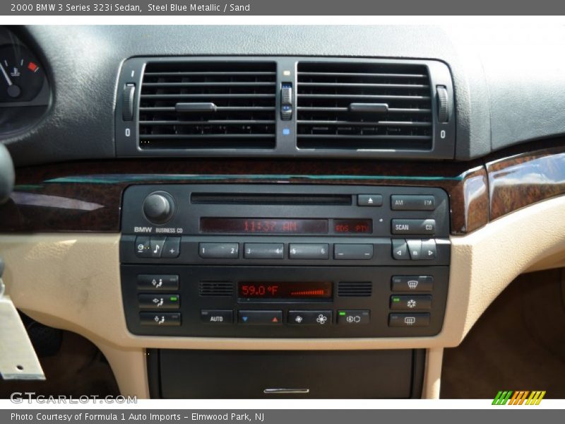 Steel Blue Metallic / Sand 2000 BMW 3 Series 323i Sedan