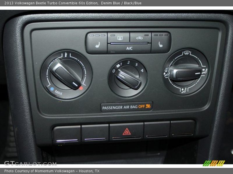Controls of 2013 Beetle Turbo Convertible 60s Edition