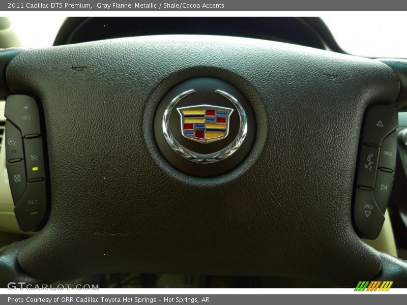 Gray Flannel Metallic / Shale/Cocoa Accents 2011 Cadillac DTS Premium