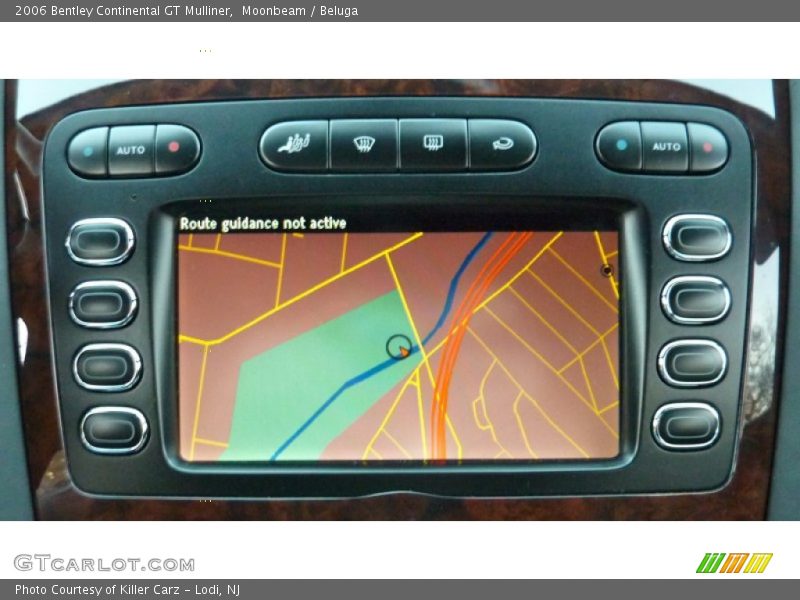 Navigation of 2006 Continental GT Mulliner