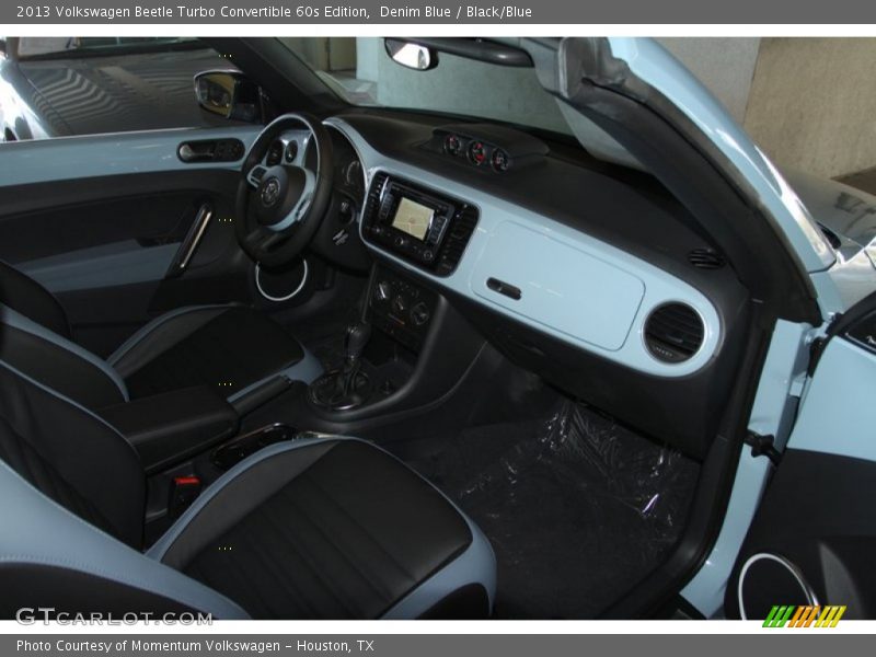 Denim Blue / Black/Blue 2013 Volkswagen Beetle Turbo Convertible 60s Edition