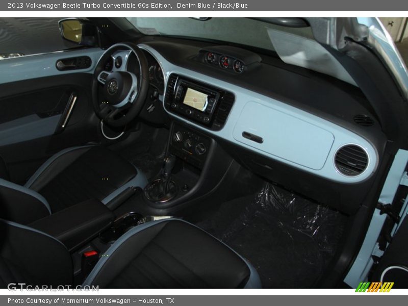 Denim Blue / Black/Blue 2013 Volkswagen Beetle Turbo Convertible 60s Edition