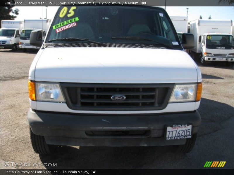 Oxford White / Medium Flint 2005 Ford E Series Van E350 Super Duty Commercial