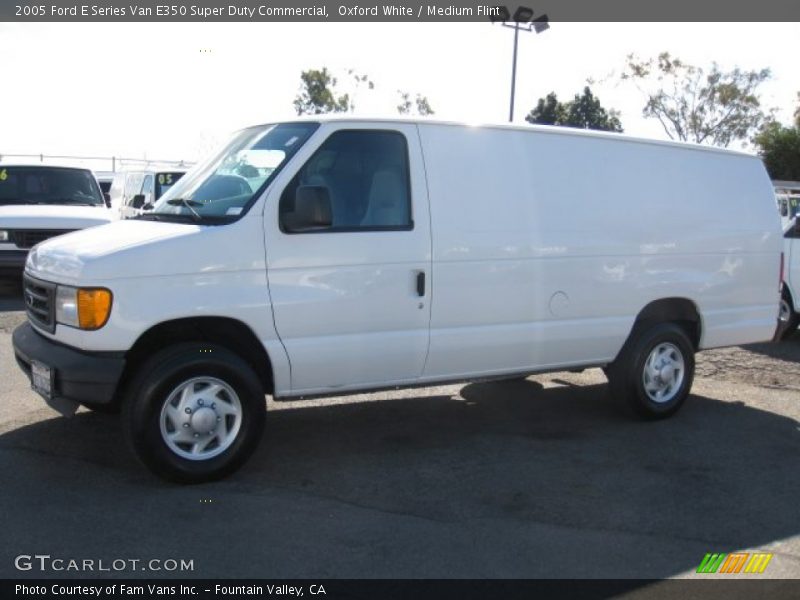 Oxford White / Medium Flint 2005 Ford E Series Van E350 Super Duty Commercial