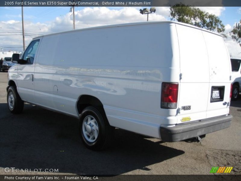 Oxford White / Medium Flint 2005 Ford E Series Van E350 Super Duty Commercial