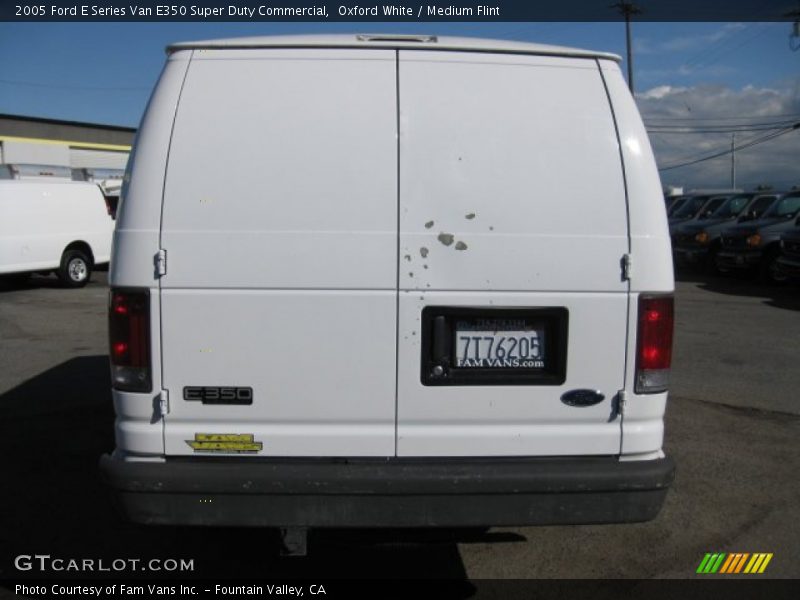 Oxford White / Medium Flint 2005 Ford E Series Van E350 Super Duty Commercial