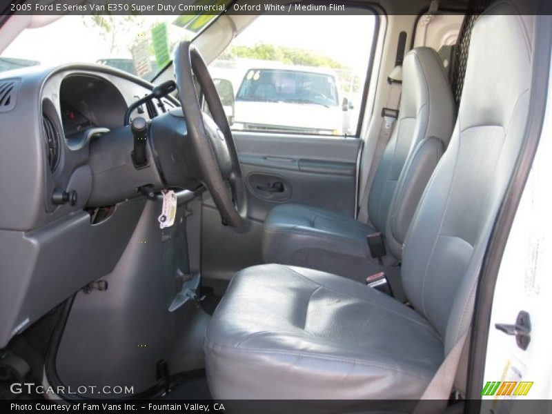 Oxford White / Medium Flint 2005 Ford E Series Van E350 Super Duty Commercial