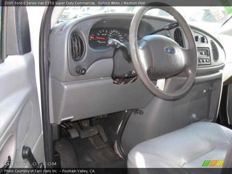 Oxford White / Medium Flint 2005 Ford E Series Van E350 Super Duty Commercial
