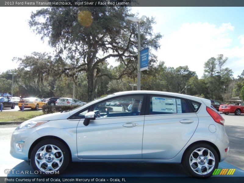  2013 Fiesta Titanium Hatchback Ingot Silver