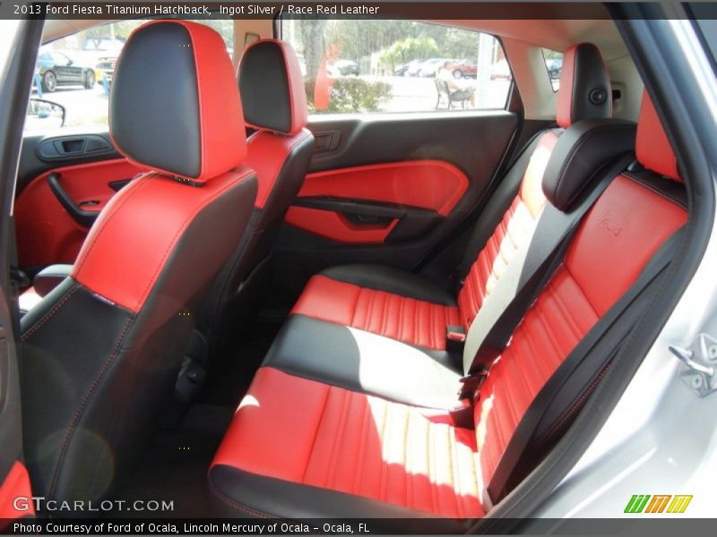 Rear Seat of 2013 Fiesta Titanium Hatchback