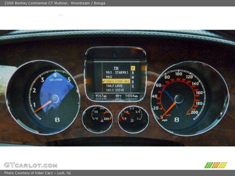  2006 Continental GT Mulliner Mulliner Gauges