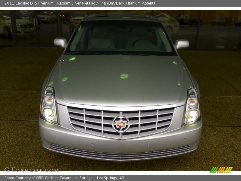 Radiant Silver Metallic / Titanium/Dark Titanium Accents 2011 Cadillac DTS Premium