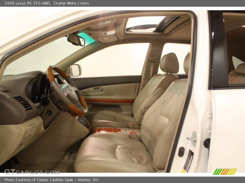 Crystal White / Ivory 2008 Lexus RX 350 AWD