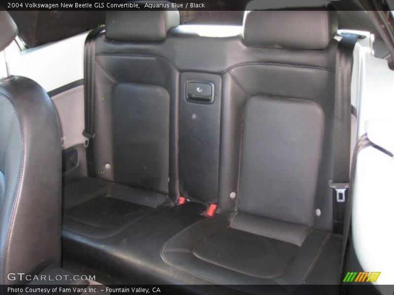 Aquarius Blue / Black 2004 Volkswagen New Beetle GLS Convertible