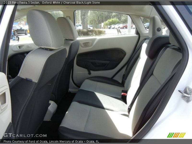 Rear Seat of 2013 Fiesta S Sedan