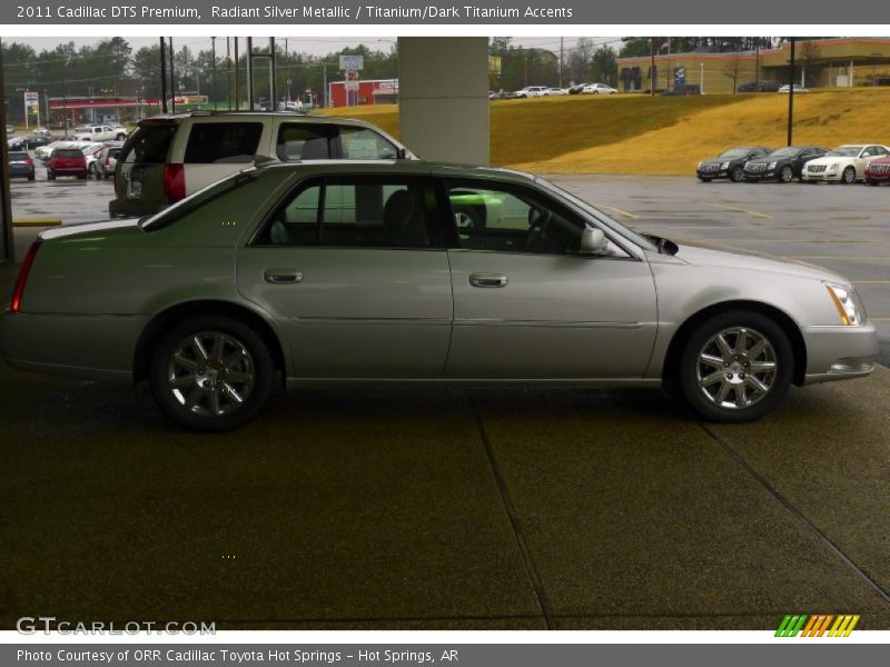 Radiant Silver Metallic / Titanium/Dark Titanium Accents 2011 Cadillac DTS Premium