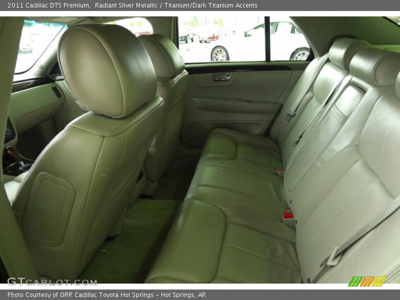 Radiant Silver Metallic / Titanium/Dark Titanium Accents 2011 Cadillac DTS Premium