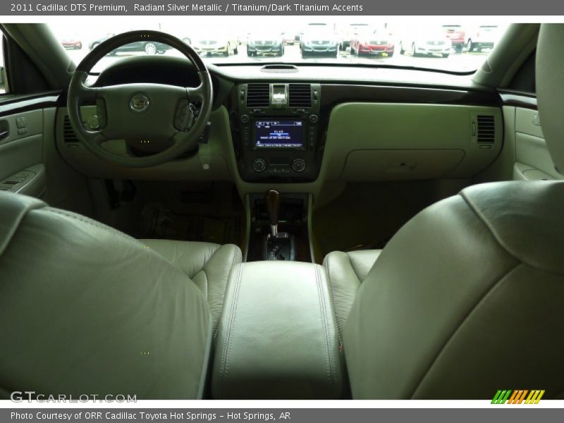 Radiant Silver Metallic / Titanium/Dark Titanium Accents 2011 Cadillac DTS Premium