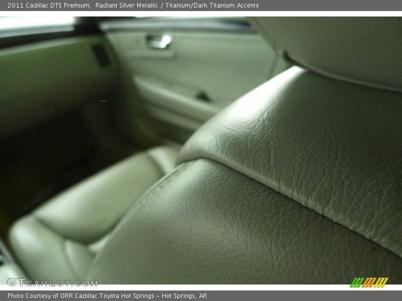 Radiant Silver Metallic / Titanium/Dark Titanium Accents 2011 Cadillac DTS Premium