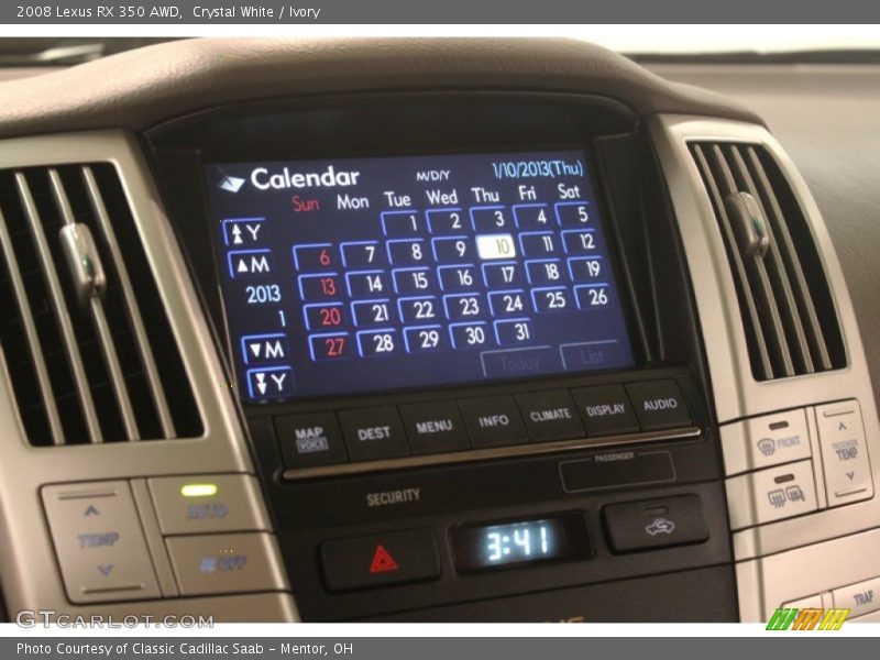 Crystal White / Ivory 2008 Lexus RX 350 AWD