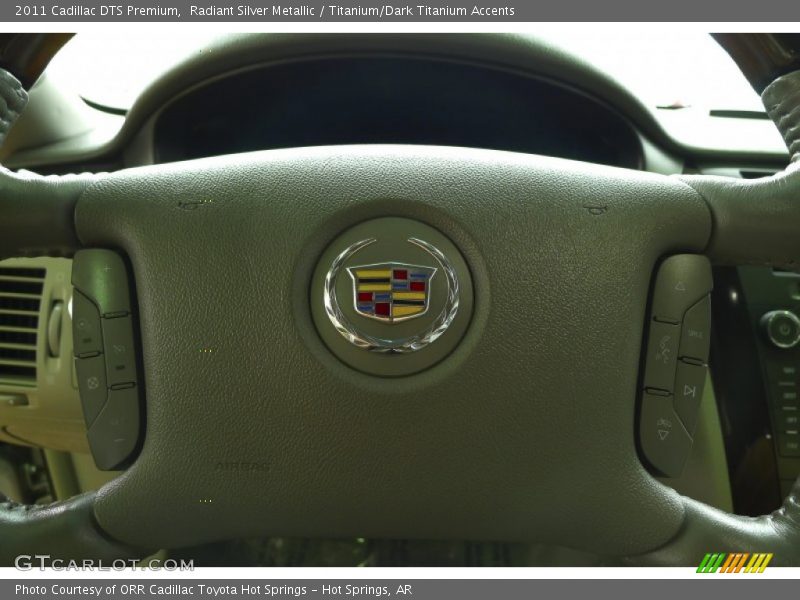 Radiant Silver Metallic / Titanium/Dark Titanium Accents 2011 Cadillac DTS Premium
