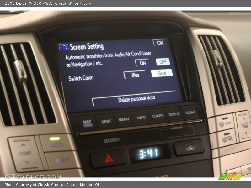 Crystal White / Ivory 2008 Lexus RX 350 AWD