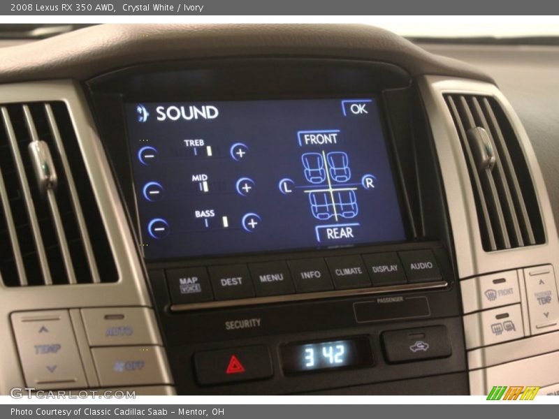 Crystal White / Ivory 2008 Lexus RX 350 AWD