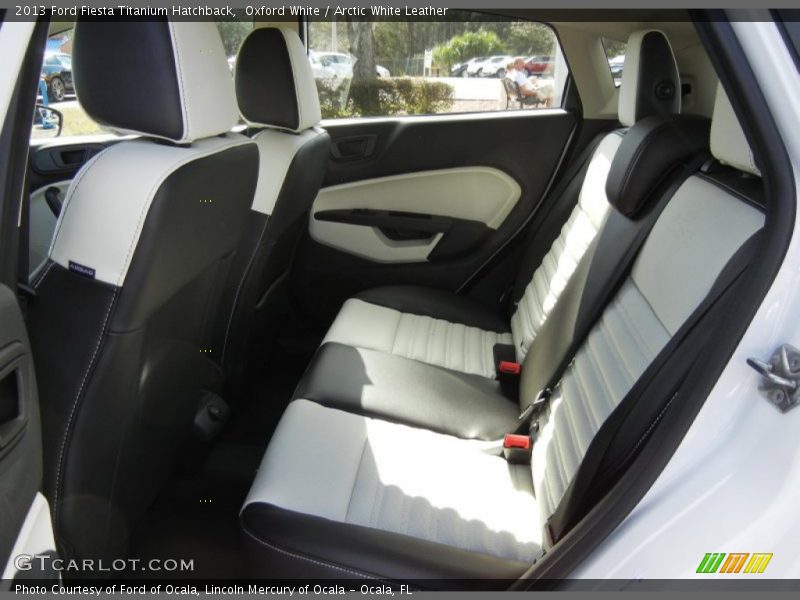Rear Seat of 2013 Fiesta Titanium Hatchback