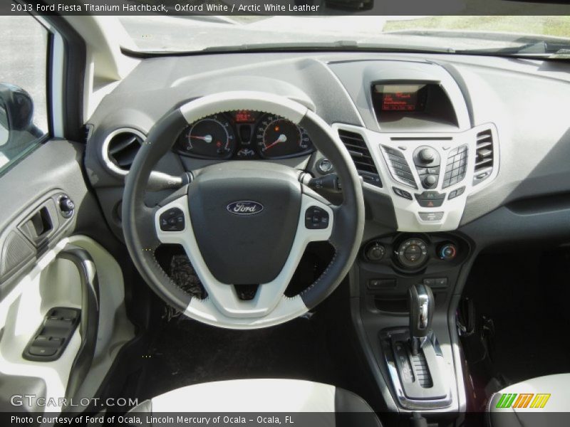 Dashboard of 2013 Fiesta Titanium Hatchback