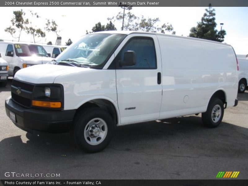 Summit White / Medium Dark Pewter 2004 Chevrolet Express 2500 Commercial Van