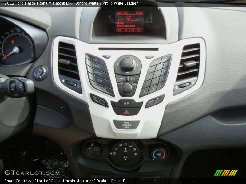 Controls of 2013 Fiesta Titanium Hatchback