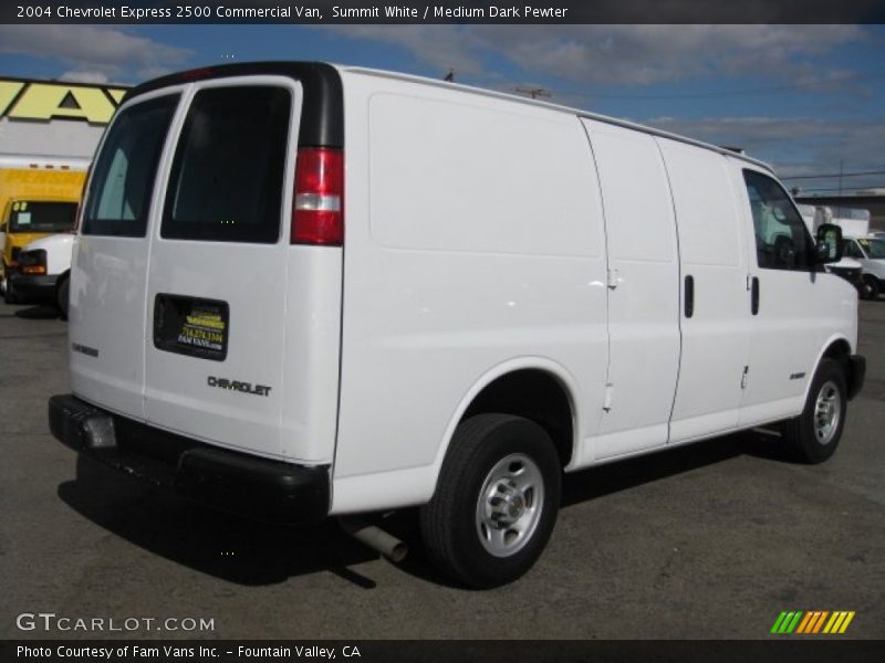 Summit White / Medium Dark Pewter 2004 Chevrolet Express 2500 Commercial Van