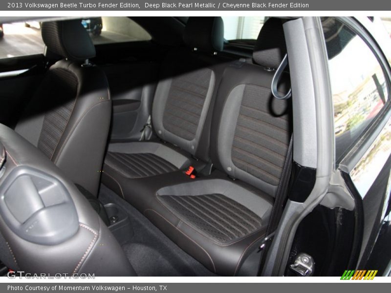 Rear Seat of 2013 Beetle Turbo Fender Edition