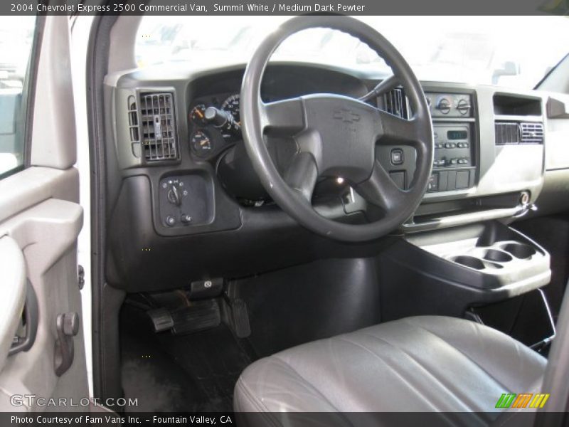 Summit White / Medium Dark Pewter 2004 Chevrolet Express 2500 Commercial Van
