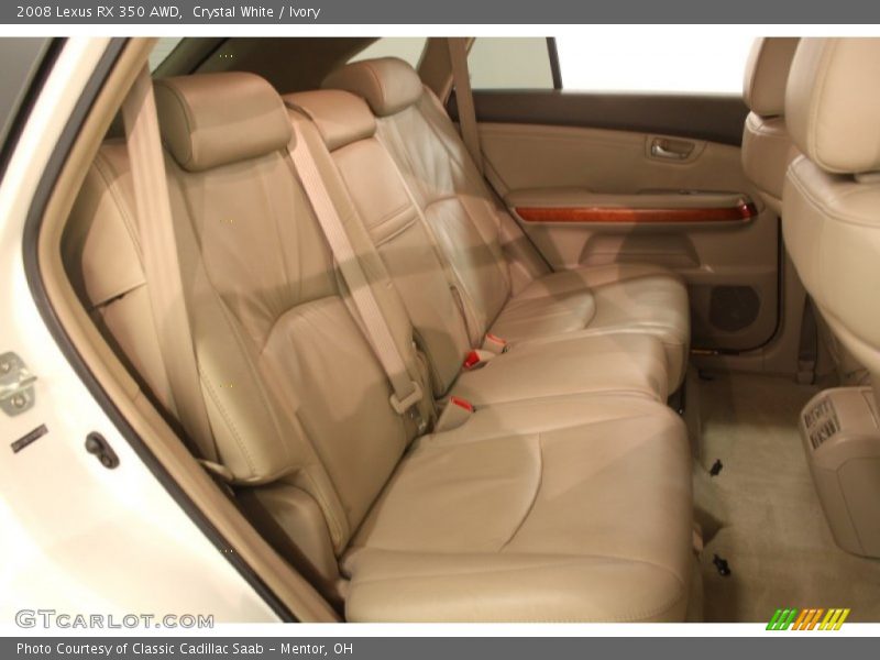 Rear Seat of 2008 RX 350 AWD