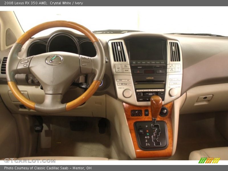 Dashboard of 2008 RX 350 AWD