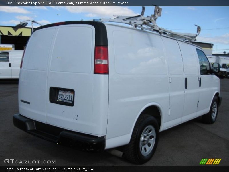 Summit White / Medium Pewter 2009 Chevrolet Express 1500 Cargo Van