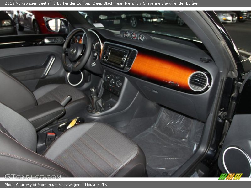 Dashboard of 2013 Beetle Turbo Fender Edition
